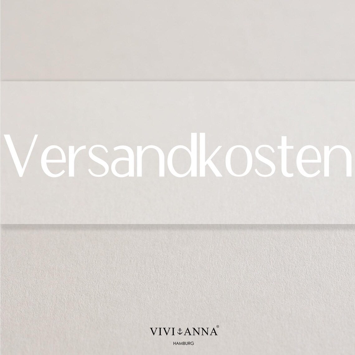Upgrade Versandkosten – Hinweisgrafik mit Schriftzug 'Versandkosten'