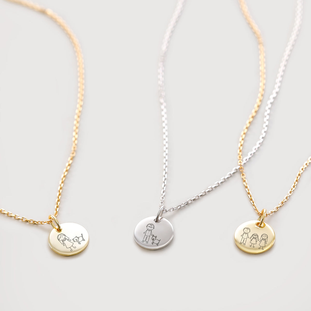 Familienkette mit Wunschgravur – Dein Design, deine Familie-15.05.2026 下架 Damen Halskette VIVIANNASCHMUCK