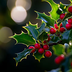 Birth flower December: Holly