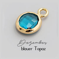 Dezember · blauer Topaz
