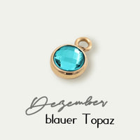 Dezember · blauer Topaz