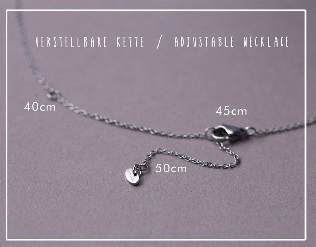 Sternenmoment Kette – verstellbare Kettenlänge mit 40, 45 und 50 cm einstellbar